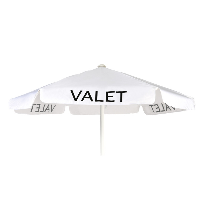 Valet Parking Umbrella - White