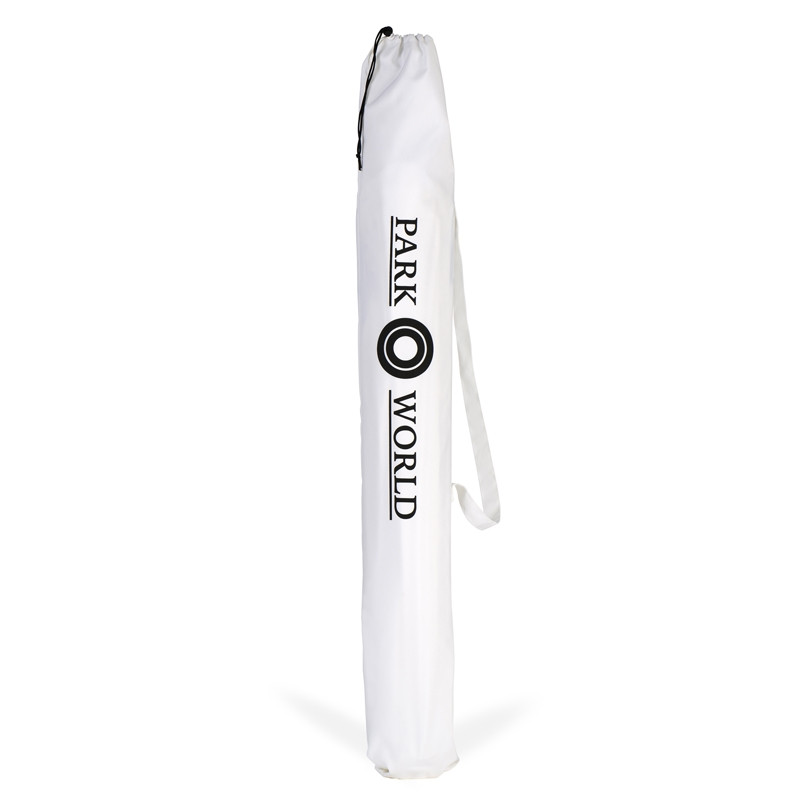 White Valet Parking Umbrella with Printing carrying bag