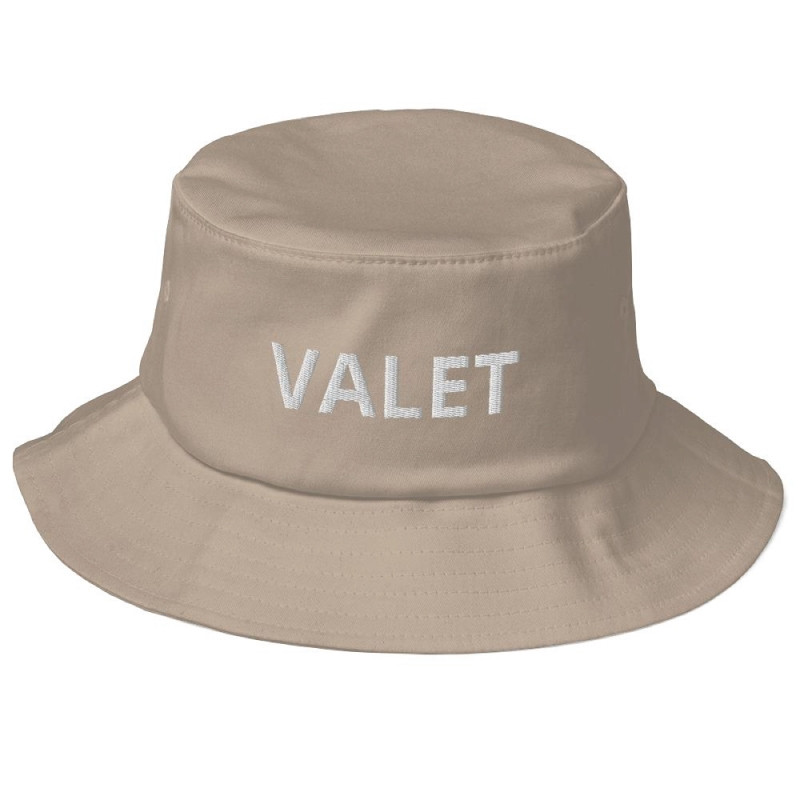 Beige Valet Bucket Hat