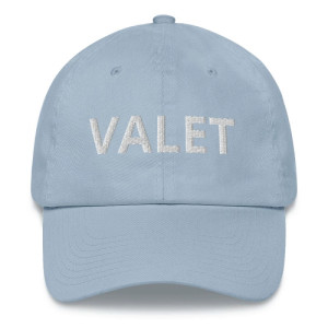 Light Blue Valet Runner Hat
