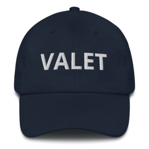 Navy Valet Runner Hat