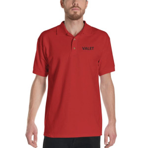 Red Valet Polo Shirt