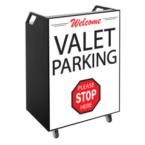 VALET PARKING PODIUM SIGN PS-2004