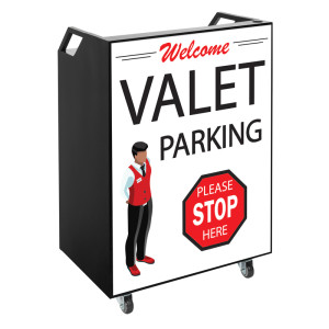 VALET PARKING PODIUM SIGN PS-2005