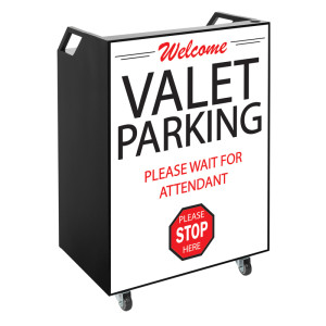 VALET PARKING PODIUM SIGN PS-2006