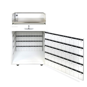 Valet Podium 150 Hook White