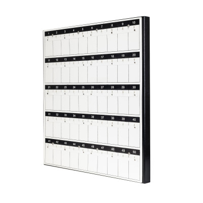 50 Hook Wall Mount Key Board