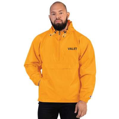 Yellow Valet Jacket with Black Wording