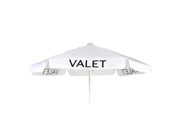 Valet Parking Umbrella - White