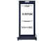 Valet Podium Black Set with RGB LED Screen - 100 Key Slot