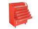 Valet Podium 200 Key Slot Red Drawers Open