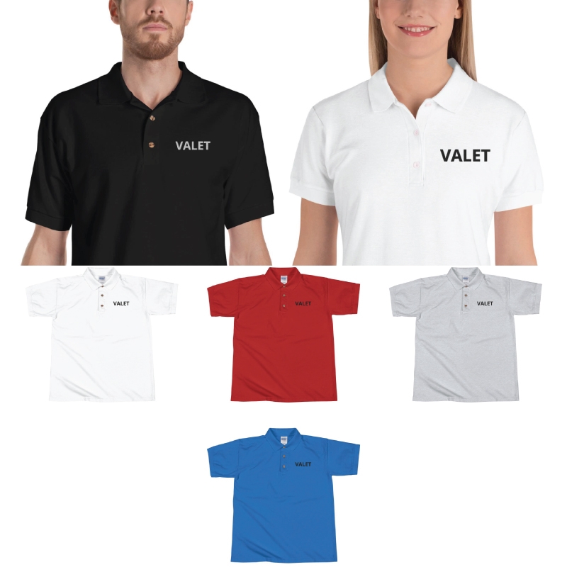 Valet Parking Polo T-Shirts